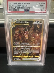 Pokemon 2023 Giratina VSTAR GG69/GG70 Full Art Secret Rare Crown Zenith PSA 9 - Picture 1 of 1