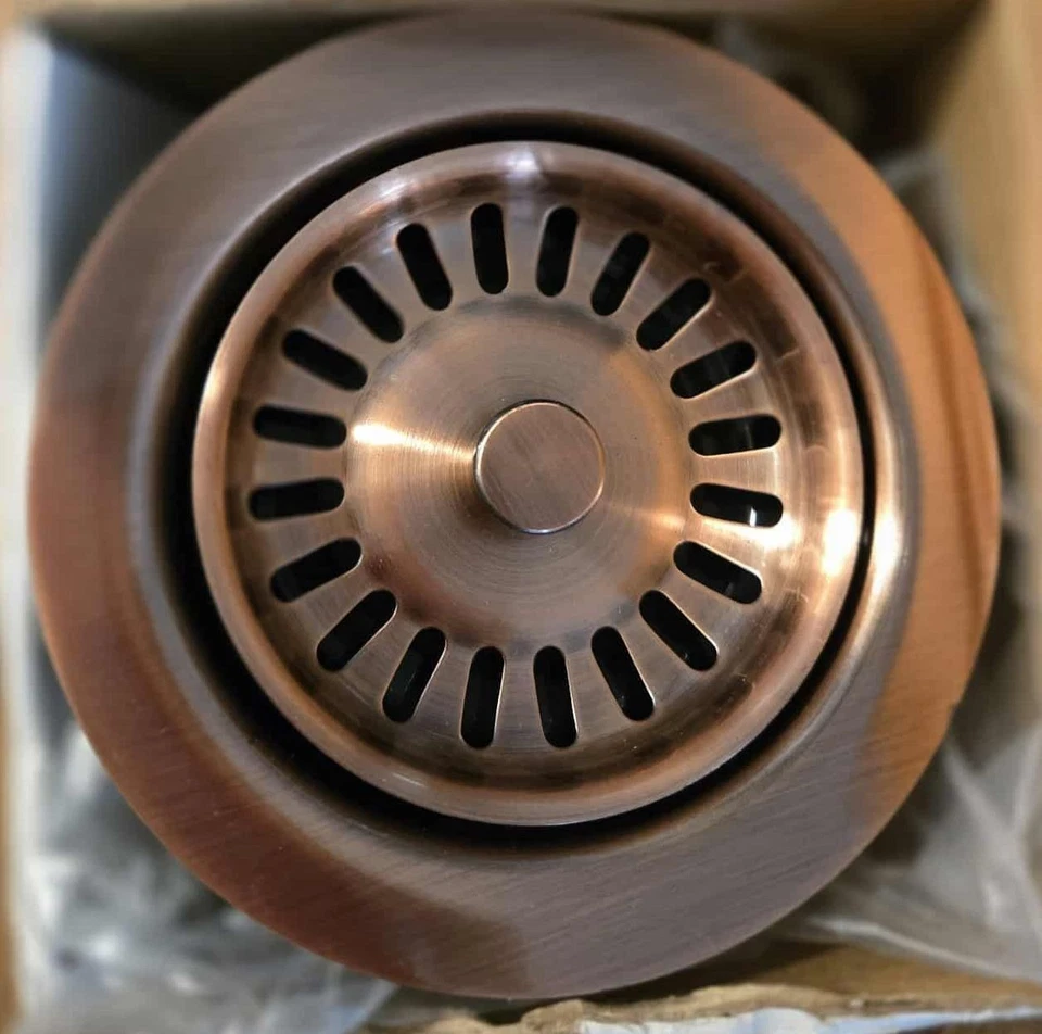 Whitehaus WH200-ACO - Fregadero de cocina 3,5 pulgadas Dispensador Borde Antiguo Cooper NUEVO Foto 1 de 2