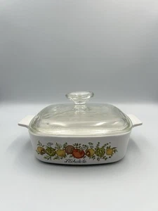 Cazuela vintage Corning Ware L'Echalote de 1 cuarto con tapa - Imagen 1 de 10