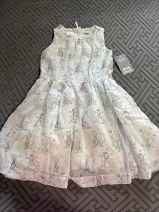 Disney Animators’ Collection Young Princess Dress Girl’s Sz. 5/6 White NWT - Picture 1 of 14