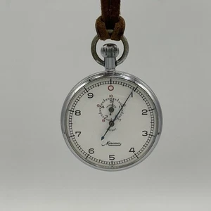 Vintage Minerva 1/10sec 5min Swiss Stopwatch - Works Great - Picture 1 of 24