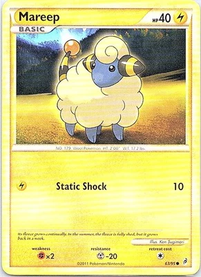 Mareep 63/95 Common Call of Legends NM - Image 1 of 2