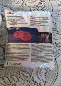3M 2097 P100 Particulate Filter Nuisance Level Organic Vapor Pack of 2 (Expired) - Picture 1 of 2