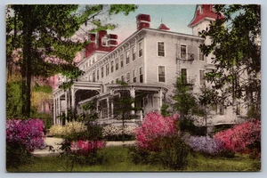 Postal coloreada a mano de Summerville South Carolina Adventure School - Imagen 1 de 2