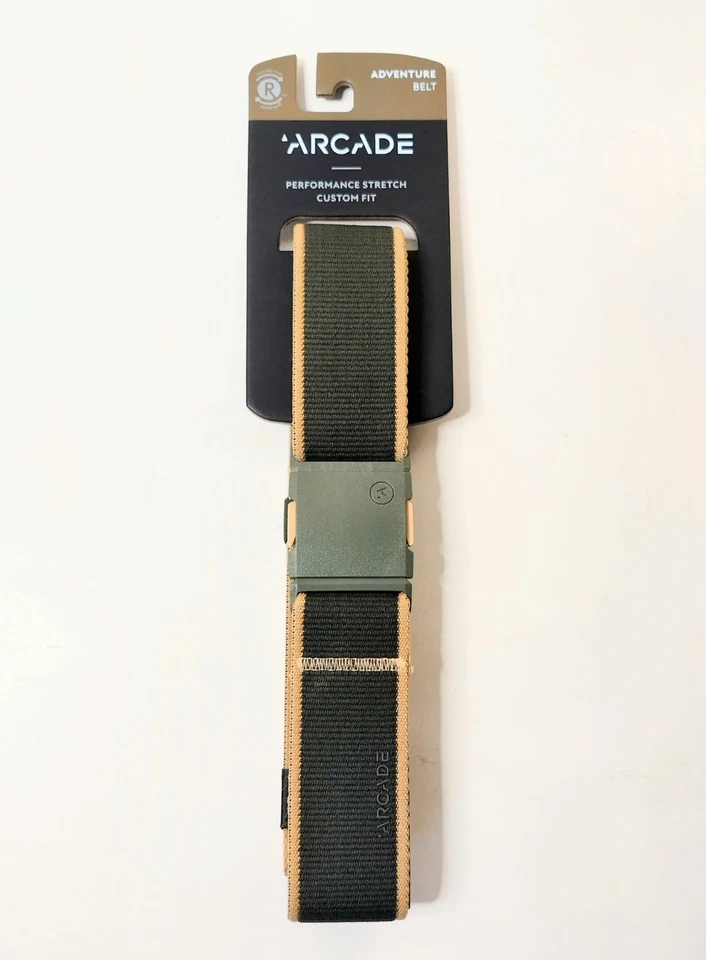Arcade Performance Stretch Belt Color: Carto Ivy Green / Sand One Size up to 40" - Image 1 of 4