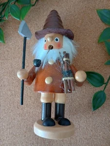 Deutsche Räucherfigur aus Holz 6 Zoll - Handarbeit Holzschneider  - Bild 1 von 13