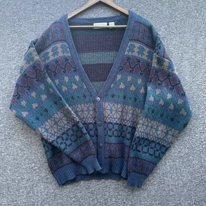 Pullover Graphix Vintage Abstrakt Strickjacke Opa Sweater Herren XXL - Bild 1 von 5