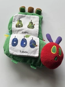 Eric Carle's Very Hungry Caterpillar Peluche Suave Zoobies Libro Amigo Juguete de Peluche - Imagen 1 de 4
