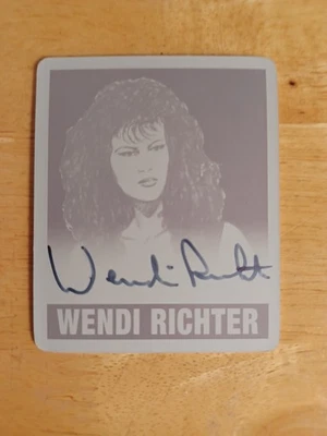 Placa de impresión autografiada Leaf Originals Wrestling Wendi Richter 2012 1/1 Foto 1 de 2
