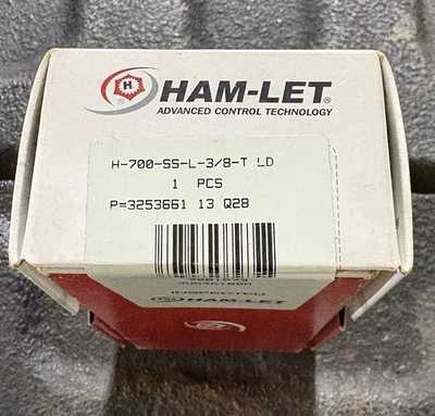 Ham-Let H-700-55-L-3/8-T LD 1 PCS - Image 1 of 4