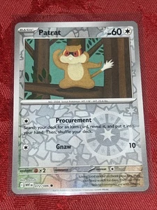 Reverse Holo Pokemon - Patrat - 072/086 Sv: White Flare Reverse Holo - Picture 1 of 7