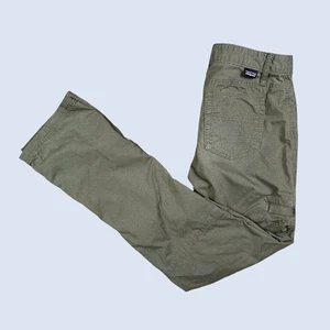 Patagonia Army Green Flex Knee Women's Hike / Gorpcore Work Pants Size 6 - Picture 1 of 7