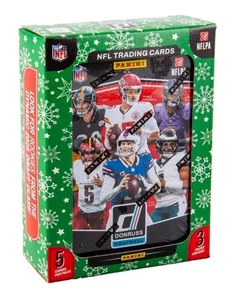2025 Panini Donruss Football Holiday Tin Factory Sealed NFL Cards - Picture 1 of 4