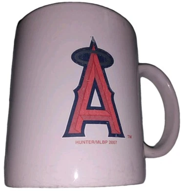 Caneca de beisebol Los Angeles Angels xícara de chá café vermelho branco MLB 2007 Hunter  - Imagem 1 de 4