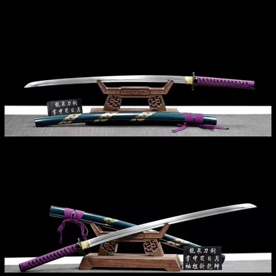 Handmade Japanese Samurai Sword Katana Sword 1060 High Carbon steel Full Tang - Image 1 of 4