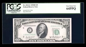 DBR 1950-B $10 Philadelphia Fr. 2012-C PCGS 64 PPQ Serial C55911703B - Picture 1 of 2