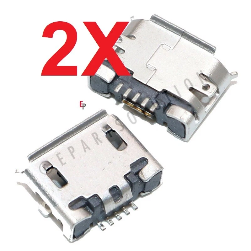 2 件诺基亚 Lumia 710 T-Mobile 微型 USB 充电器充电端口底座连接器 美国 — 第 1/1 张图片