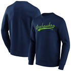 Seattle Seahawks NFL Sweatshirt (Size L) Men's Retro Wordmark Top - New