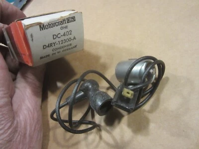 Condensador de encendido Mercury Capri 1974 6 cilindros nuevo en stock Motorcraft Foto 1 de 2