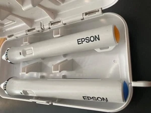60 EPSON ELPPN04 Blue & Orange easy interactive pens for projectors. - Afbeelding 1 van 6
