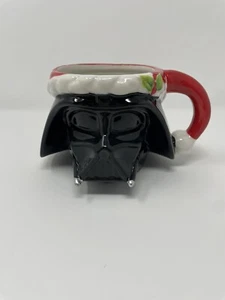 Disney Star Wars Santa Darth Vader Molded Ceramic Mug Brand New holds 20oz - Picture 1 of 9