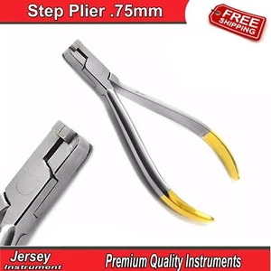 Orthodontic Step Plier .75mm Wire Bending Forming Detailing Dentist Lab Tools CE - Picture 1 of 4