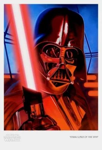 Darth Vader Empire Strikes Back Bespin Carbonite Duel Star Wars Fine Art Print - Picture 1 of 1