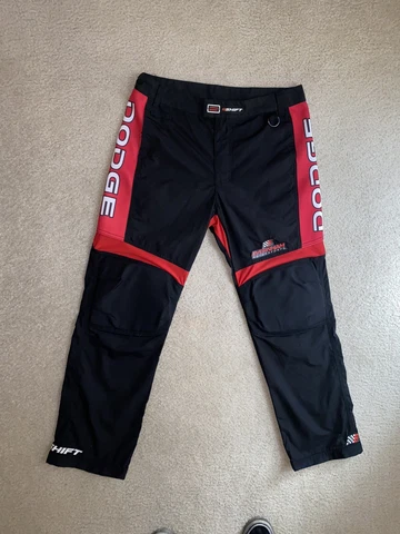 Evernham Motorsports Official Crew Uniform Pants Red Dodge Shift Sz 38x32 EUC Cover