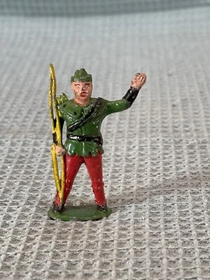 Figura Soldado Juguete Plomo Benbros Timpo Robin Hood  Foto 1 de 4