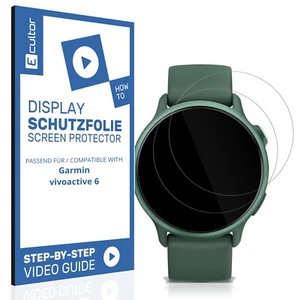 2x 3D Protector de Pantalla Mate para Garmin vivoactive 6 Flexible Película de - Picture 1 of 6