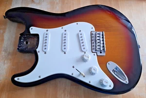 Squier Affinity Stratocaster Body Left Handed Loaded Working Indonesia 2005 - Picture 1 of 10