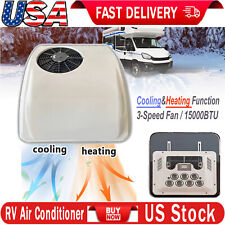 12V RV air conditioner electric rooftop AC Unit fit motorhome Trailer Heat&cool
