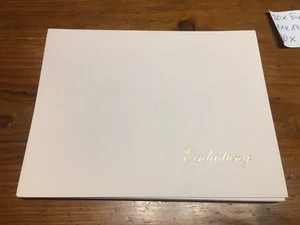 30 Einladungskarten ohne Umschlag Hochzeit ect. 11 x 17cm mit Goldprägung - Bild 1 von 3