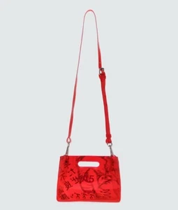 AKIRA ART OF WALL x Nana-Nana Bag A5 Red Katsuhiro Otomo NWOB Anime Rare - Picture 1 of 5