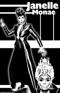 Póster ""Black Light"" de Janelle Monae - Imagen 1 de 1