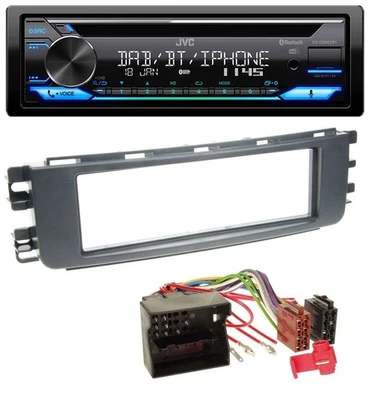 JVC Bluetooth MP3 USB DAB CD Autoradio für Smart ForFour (454, 2004-2006) - Bild 1 von 4