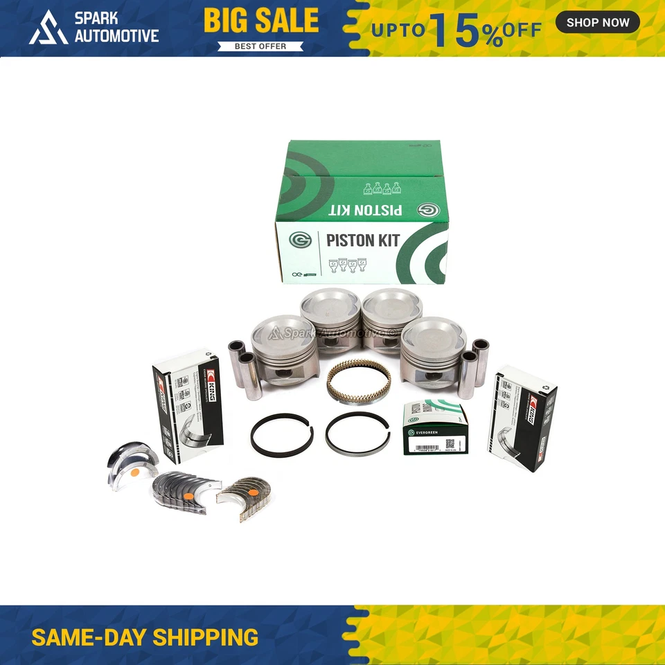 Rolamentos de haste principal de pistões adequados 1987-1993 Mazda B2200 2.2L SOHC - Imagem 1 de 4