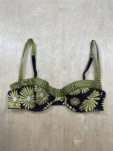 Reggiseno balconcino Victoria’s Secret molto sexy leggermente foderato taglia 34B giallo floreale - Foto 1 di 8