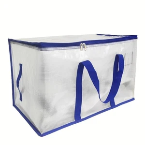Large Capacity Moving Bag Thicken Woven Travel Storage Bag - Picture 1 of 6
