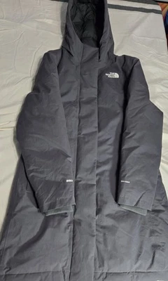 Abrigo Parka Mujer The North Face Gris Ártico 550 Plumón Dryvent Talla Grande F'22 Foto 1 de 4
