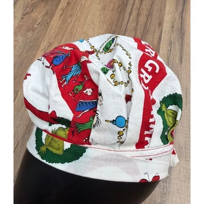 Рождественская скраб-шапка Dr. Seuss от ASD Living Grinch | 100% хлопок | регулируемая - Изображение 1 из 4