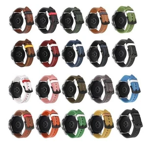 20mm 22mm Bracelet Generic Strap Watch Bands Watch Band Cowhide Genuine Leather - Picture 1 of 43