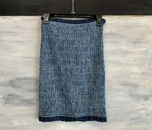 NEU! TULAROSA "Kylie" gesmokter knielanger Stretchrock, Größe S - meerblau - Bild 1 von 12
