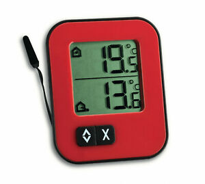 40 Min-Max-termómetro refrigerador termómetro +70 kabelsonde tfa 30.1043 
