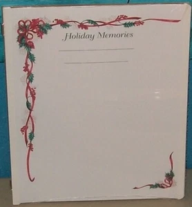 Creative Memories 8 x 10 URLAUBSSEITEN Nachfüllpackung RCM-10H 5 Blatt WEIHNACHTEN - Bild 1 von 2