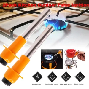 2PCS Outdoor Pulse Ignition BBQ Stove Piezo Electric Igniter Portable Lighter - Picture 1 of 12