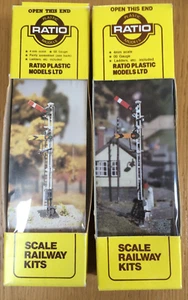 Ratio 4mm OO gauge boxed 2 x 492 S.R. Home & Distant Signal - Picture 1 of 1