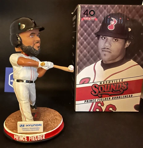 Prince Fielder Nashville Sounds 2017 Bobblehead SGA ~ NIB ~ FREE Shipping Cover