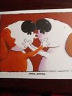 Jim Tweedy "Pooch Smooch" greeting card art 5x7" frameable NEW