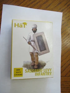 Sombrero #8205 Infantería Sassanid Levy 32 Figuras Escala 1/72 Gris - Imagen 1 de 3